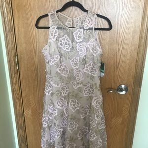 Beautiful Champagne pink and touch of gold accent